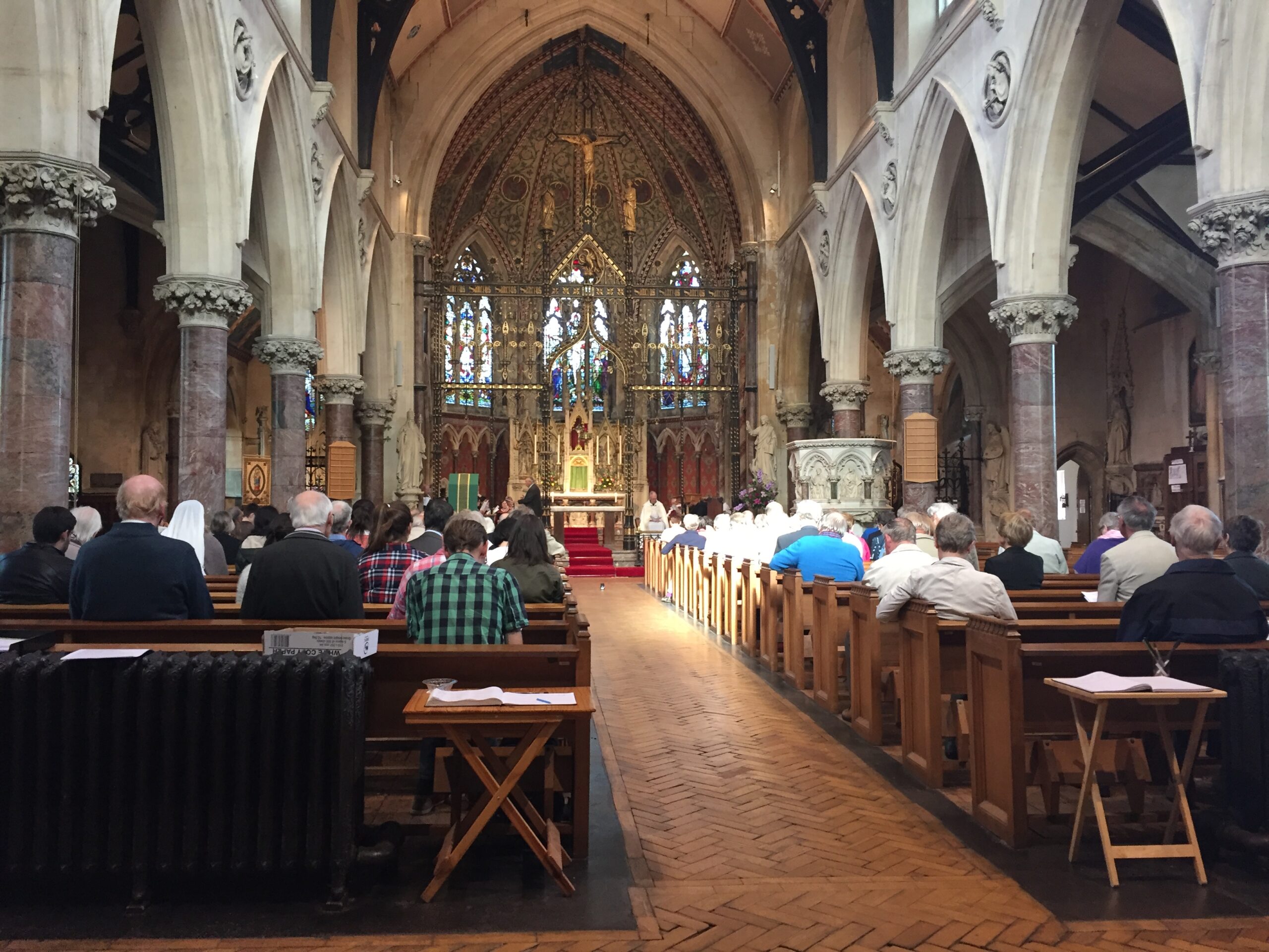 IMG_3052 Downside Abbey service