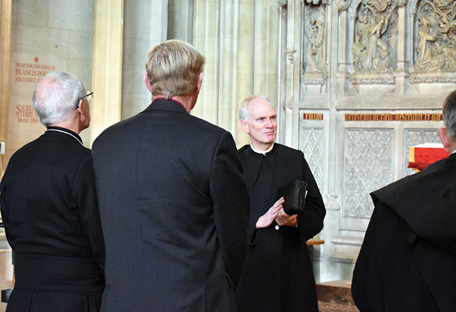 Downside Monks welcome Archbishop