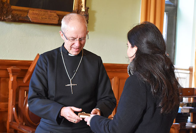Downside Monks welcome Archbishop