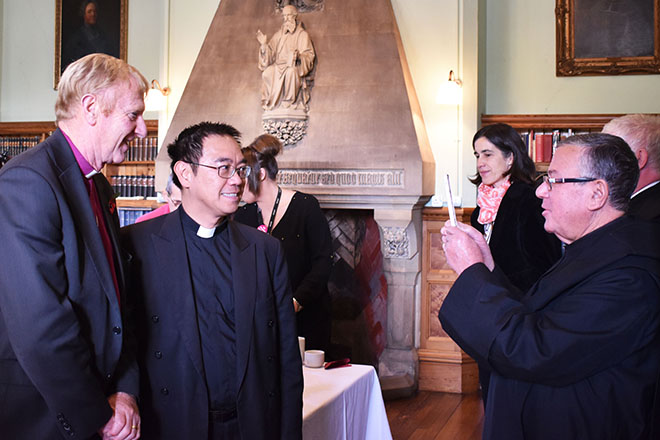 Downside Monks welcome Archbishop