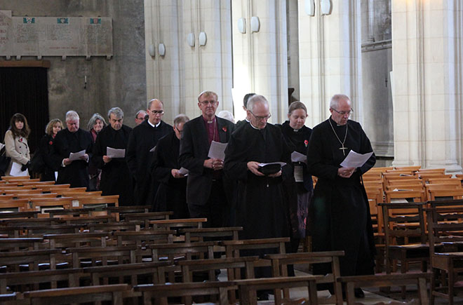 Downside Monks welcome Archbishop