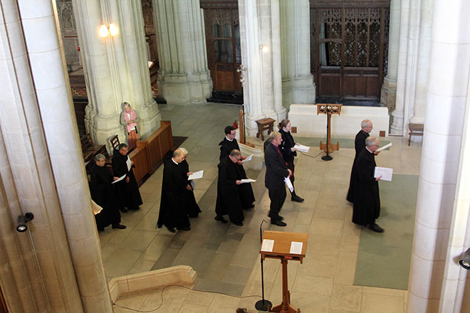 Downside Monks welcome Archbishop