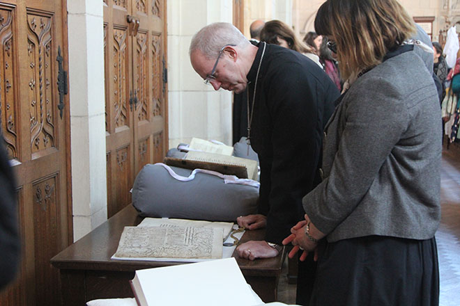 Downside Monks welcome Archbishop