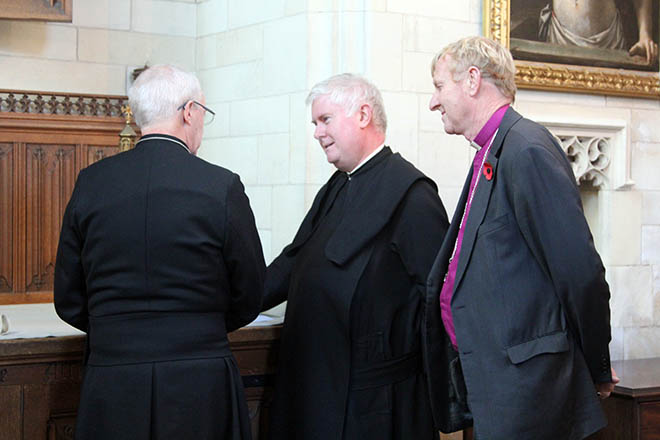 Downside Monks welcome Archbishop