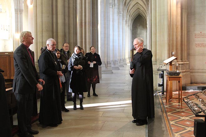 Downside Monks welcome Archbishop