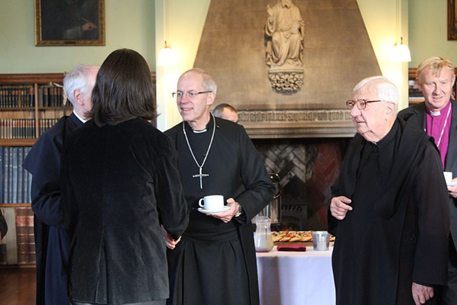 Downside Monks welcome Archbishop