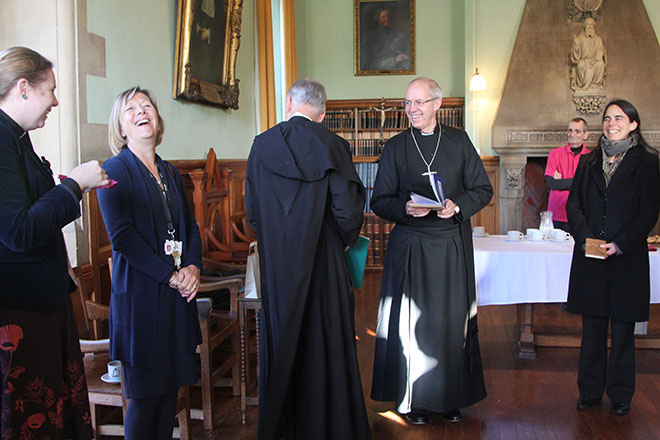 Downside Monks welcome Archbishop