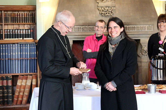 Downside Monks welcome Archbishop