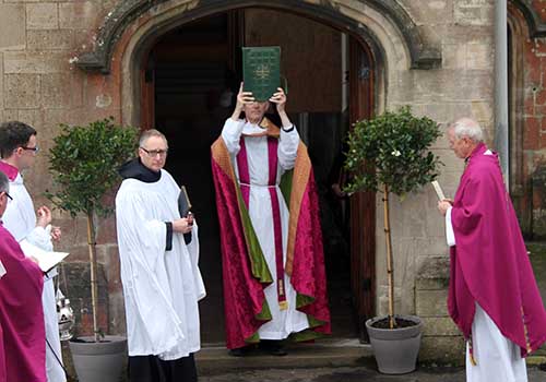 Holy Door Opened at Downside