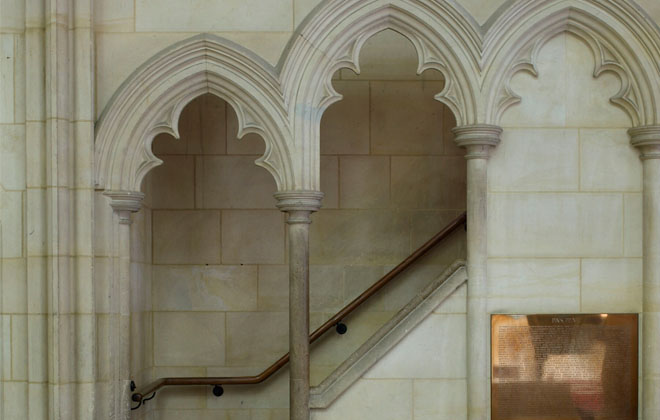 Downside Abbey stairs